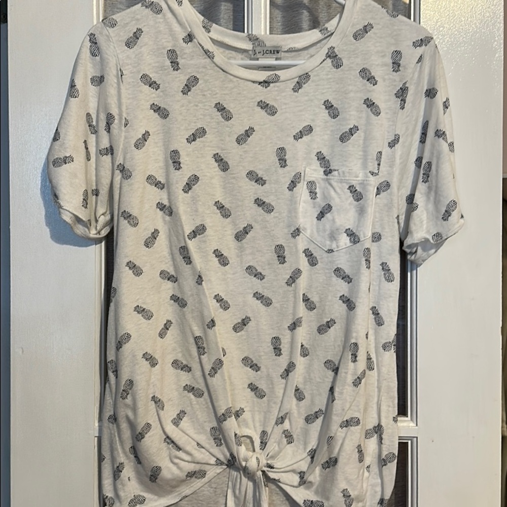 JCREW PINEAPPLE TEE